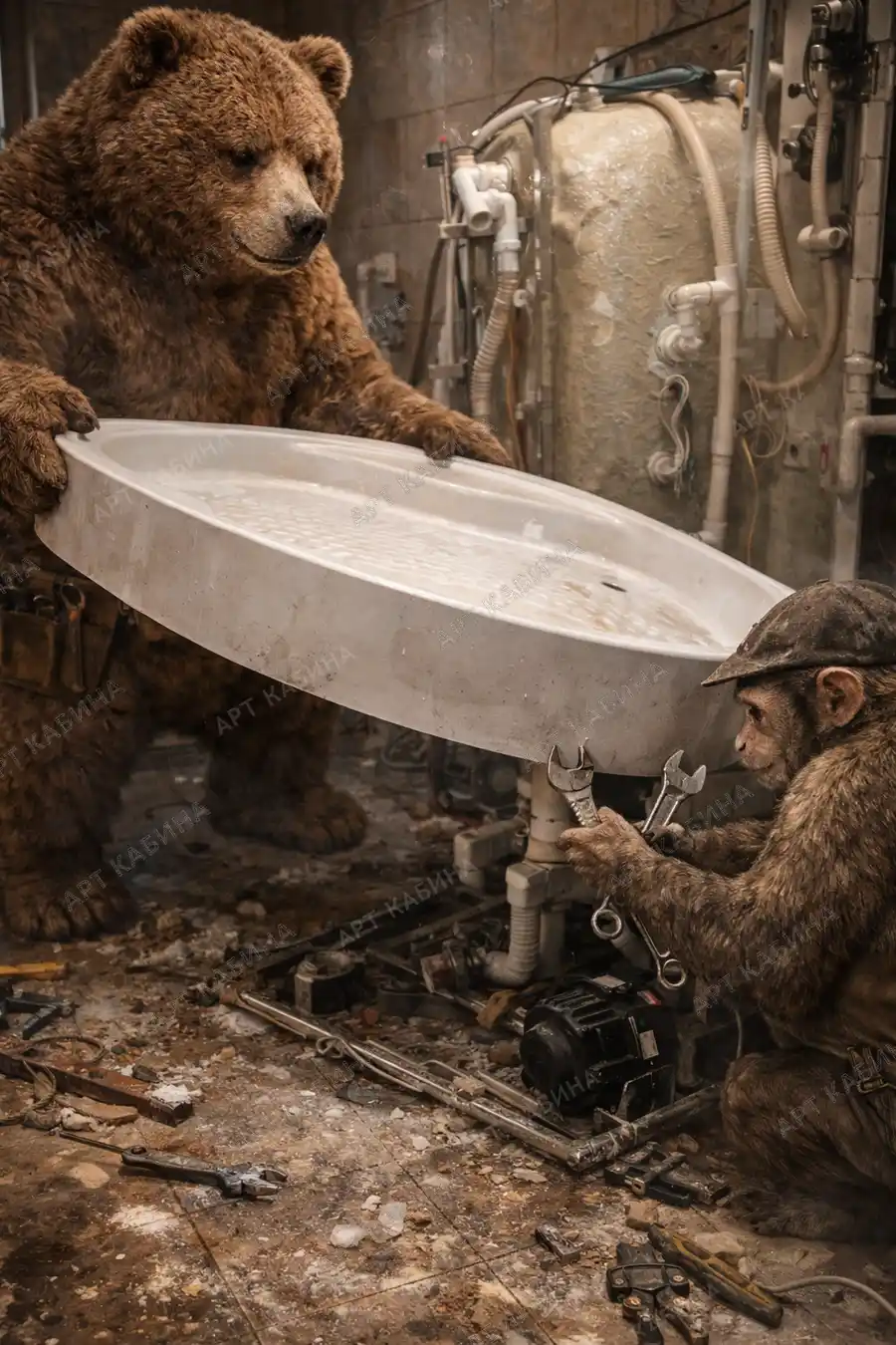 Замена душевого поддона