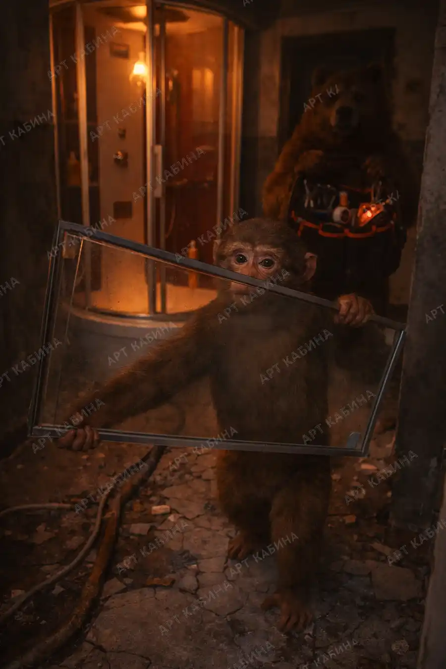 Замена стекла душевой кабины